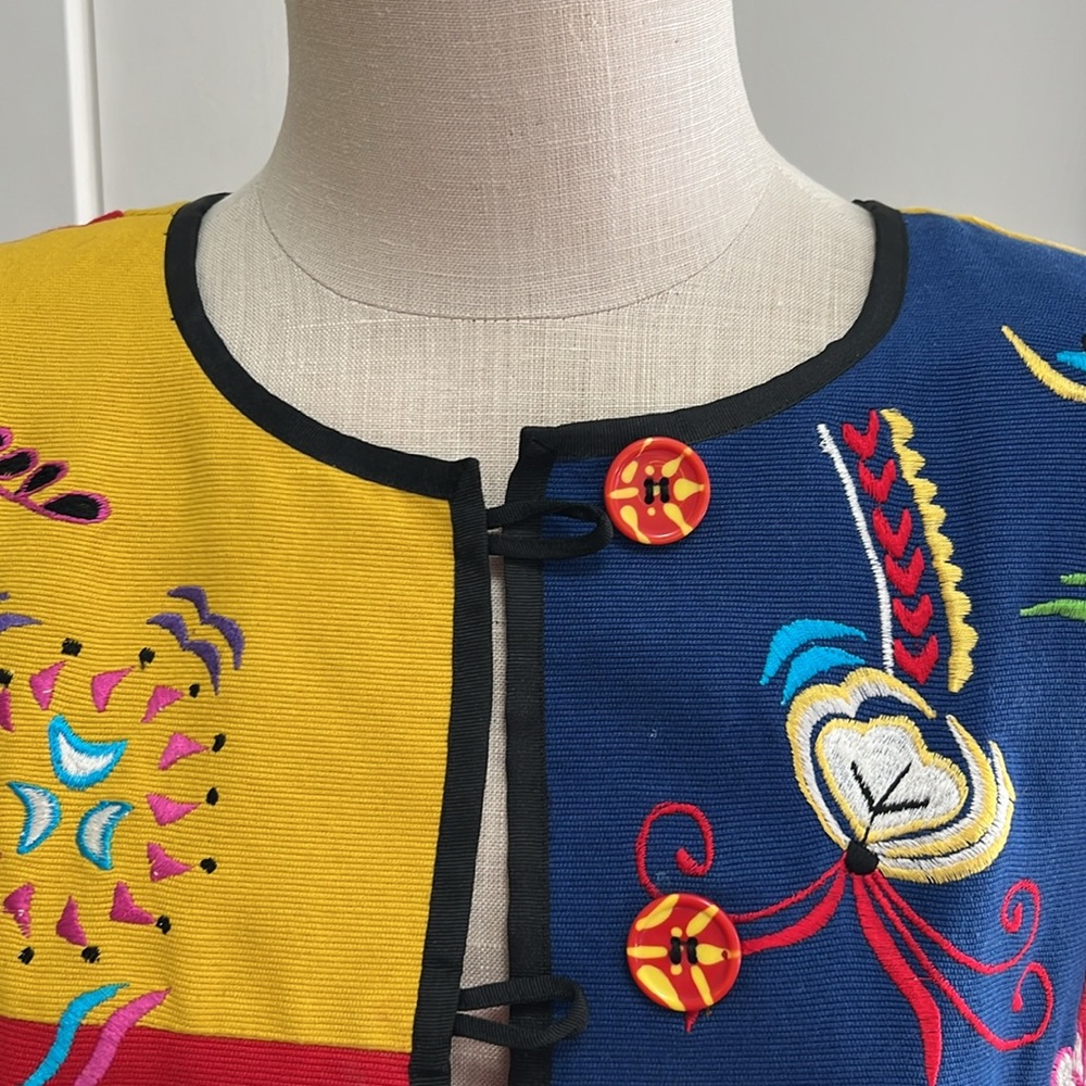 Indigo Moon Patchwork Jacket - image 3